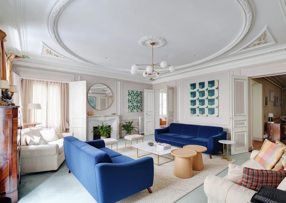 Appartement 180 m² traversant — Paris 8 — Parc Monceau